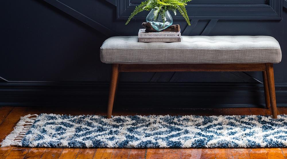 Roderick - Diamond Pattern Shaggy Rug
